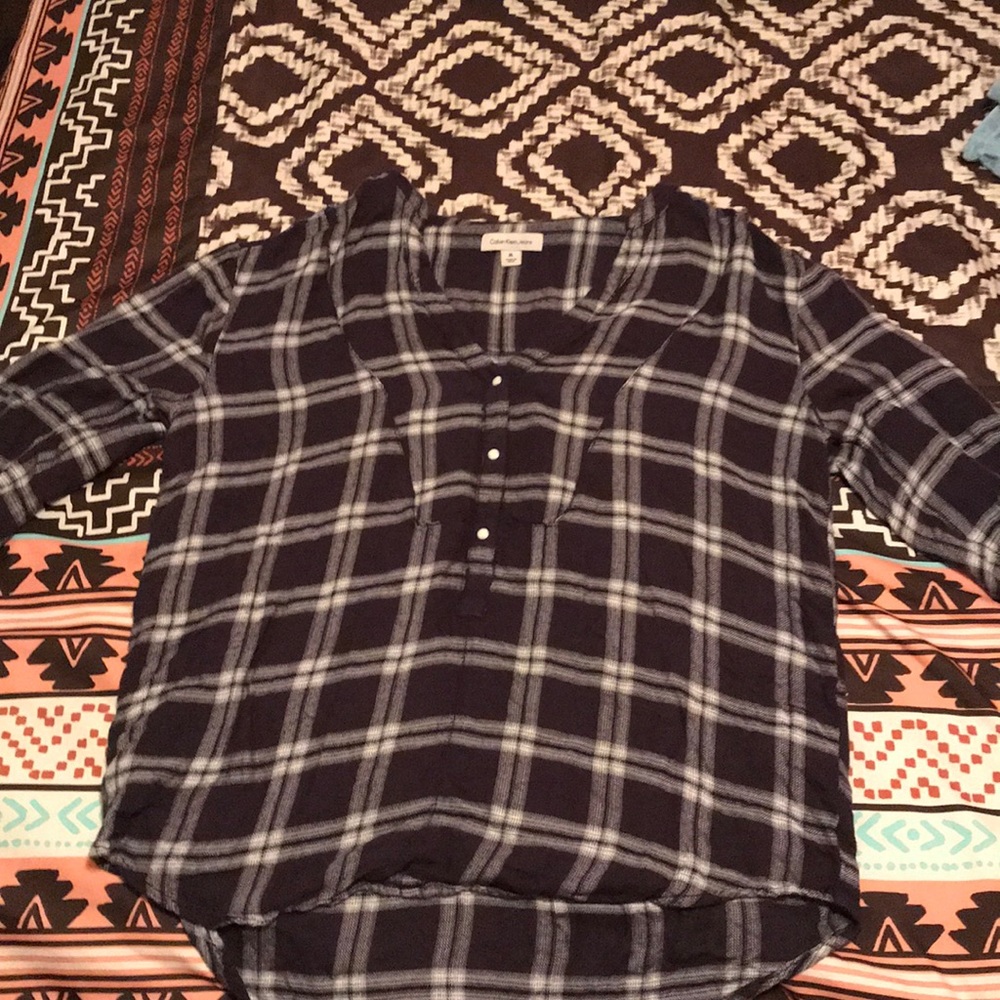 A plade blouse